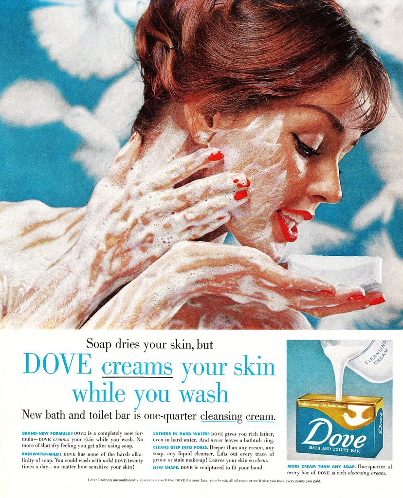 Dove creams skin