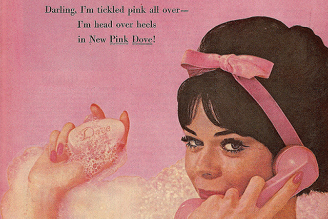 Dove-pink soap